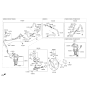 Diagram for Hyundai Sonata Brake Fluid Level Sensor - 58535-A5000