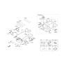 Diagram for 2019 Hyundai Sonata Sun Visor - 85201-C2001-TTX