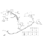 Diagram for Hyundai Sonata Brake Line - 58737-C2000