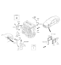 Diagram for 2016 Hyundai Santa Fe Sport Knock Sensor - 39250-2G700