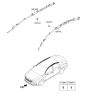 Diagram for 2018 Hyundai Sonata Air Bag - 85010-C2010