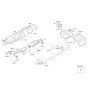 Diagram for 2018 Hyundai Sonata Exhaust Pipe - 28710-C2750