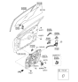 Diagram for Hyundai Sonata Window Regulator - 82481-C2100