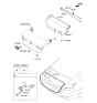 Diagram for Hyundai Sonata Door Lock - 81260-C1500-PR3