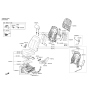 Diagram for Hyundai Sonata Seat Cushion - 88100-C2KA0-X2G