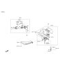 Diagram for 2019 Hyundai Sonata Air Filter Box - 28110-C2610