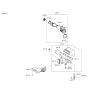 Diagram for Hyundai Air Intake Coupling - 28210-C2920