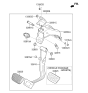 Diagram for 2018 Hyundai Sonata Brake Pedal - 32800-G8100