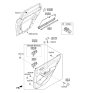 Diagram for 2019 Hyundai Sonata Door Handle - 82620-C2500-ZL5