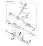 Diagram for 2018 Hyundai Sonata Rack And Pinion - 56500-C2700