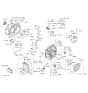 Diagram for 2013 Hyundai Santa Fe Sport Neutral Safety Switch - 42700-3B700