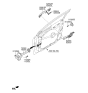 Diagram for 2018 Hyundai Sonata Door Handle - 82661-C1000