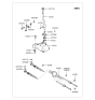 Diagram for Hyundai Tiburon Shift Cable - 43794-2C600