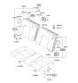 Diagram for 2004 Hyundai Tiburon Seat Cushion - 89150-2C000