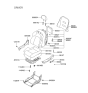 Diagram for 2002 Hyundai Tiburon Seat Cushion - 88150-2C000