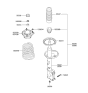 Diagram for 2002 Hyundai Tiburon Coil Spring Insulator - 55323-2D000