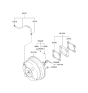 Diagram for 2001 Hyundai Tiburon Brake Booster - 59110-2C000