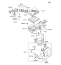 Diagram for Hyundai Tiburon Air Intake Coupling - 28139-2C100