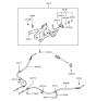 Diagram for 2005 Hyundai Tiburon Parking Brake Cable - 59770-2C300