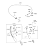 Diagram for 2003 Hyundai Tiburon Accelerator Cable - 32790-2C100