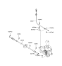 Diagram for 2008 Hyundai Tiburon Shift Cable - 46790-2C100