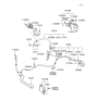Diagram for Hyundai Tiburon Power Steering Cooler - 57550-2C300