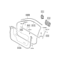 Diagram for Hyundai Tiburon Weather Strip - 82150-2C000