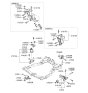 Diagram for 2007 Hyundai Tiburon Motor And Transmission Mount - 21830-2D050