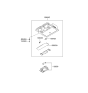 Diagram for Hyundai Tiburon Dome Light - 92800-2C000-LK