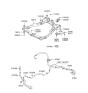 Diagram for 2008 Hyundai Tiburon Front Cross-Member - 62410-2C510