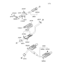 Diagram for Hyundai Tail Pipe - 28700-2C450