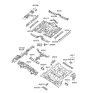 Diagram for Hyundai Tiburon Floor Pan - 65511-2C010