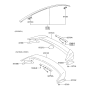 Diagram for 2004 Hyundai Tiburon Spoiler - 87221-2C000