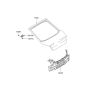 Diagram for 2004 Hyundai Tiburon Liftgate Hinge - 79770-2C001