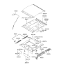 Diagram for 2007 Hyundai Tiburon Sun Visor - 85201-2C216-X6