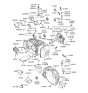 Diagram for Hyundai Tiburon Vehicle Speed Sensors - 42620-39200