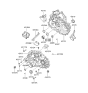 Diagram for 2004 Hyundai Tiburon Bellhousing - 43100-39910