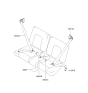 Diagram for 2006 Hyundai Tiburon Seat Belt - 89820-2C750-LK