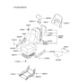 Diagram for 2002 Hyundai Tiburon Seat Cushion - 88250-2C000