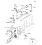 Diagram for Hyundai Tiburon Fuel Rail - 35340-23500