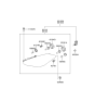 Diagram for Hyundai Tiburon Light Socket - 92150-2C730