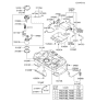 Diagram for Hyundai Fuel Tank Strap - 31210-2C500