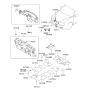Diagram for 2001 Hyundai Tiburon Dash Panels - 84120-2C000
