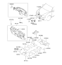 Diagram for 2005 Hyundai Tiburon Dash Panels - 84120-2C000