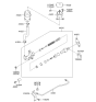 Diagram for 2000 Hyundai Elantra Hydraulic Hose - 41631-2D500