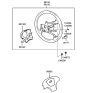 Diagram for Hyundai Tiburon Steering Wheel - 56110-2C551-LK