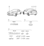 Diagram for 2007 Hyundai Tiburon Emblem - 86341-2C000