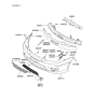 Diagram for 2001 Hyundai Tiburon Fog Light - 92210-2C500