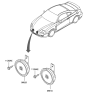 Diagram for 2002 Hyundai Tiburon Horn - 96610-2C001