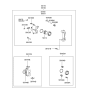 Diagram for 2007 Hyundai Tiburon Brake Pad Set - 58101-2CA11